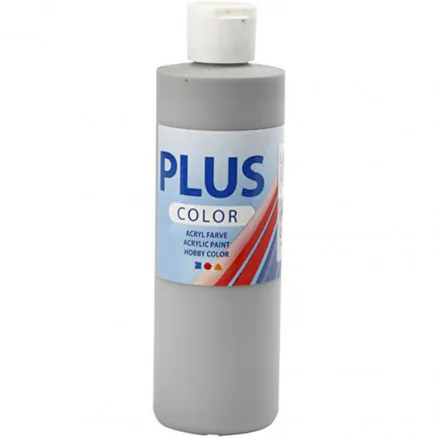 Plus Color Bastelfarbe, rain grey, 250 ml/ 1 fl.