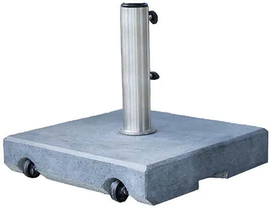 Cane-Line Sonnenschirmständer mit Rädern - 50 kg.