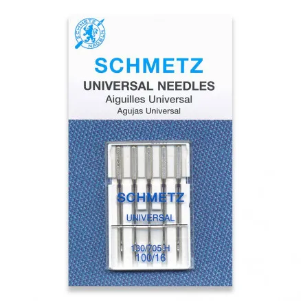 Schmetz Nähmaschinennadeln Universal 130/705H Gr. 100 - 5 Stk.