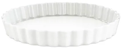 Pillivuyt Tarteform Nr. 8 Durchmesser 25 x 3,7 cm Weiß