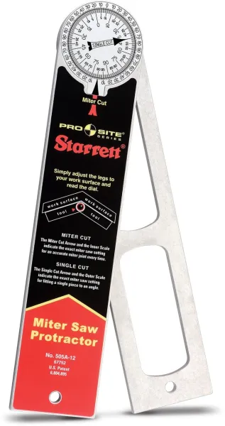 Starrett Winkelmesser 505A-12 300mm - Aluminium